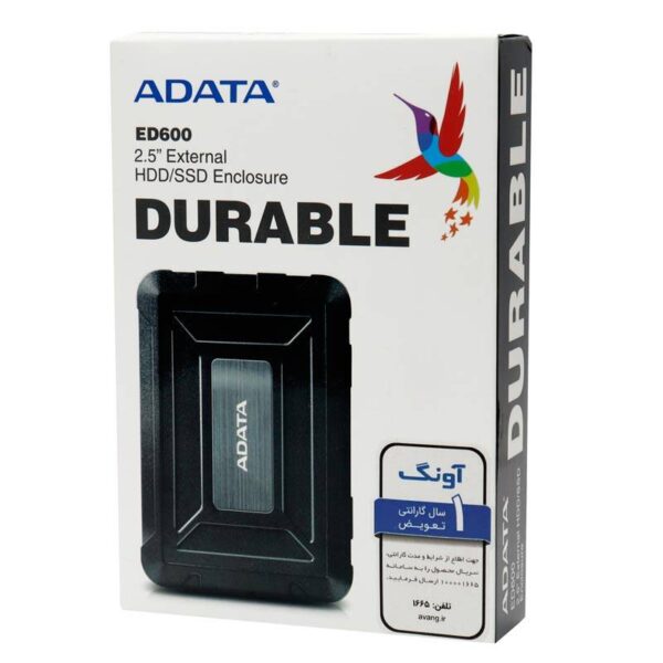 ADATA ED600 HDDSDD 2.5 SATA to USB3.1 Enclosure 8788