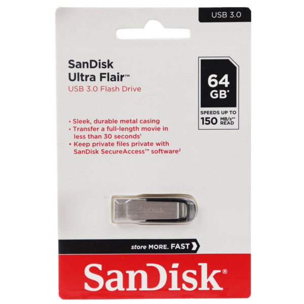 SanDisk Ultra Flair USB3.0 Flash Drive 0 3