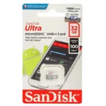 SANDISK ULTRA UHS-I 32GB 100MB/S MICROSDHC MEMORY CARD