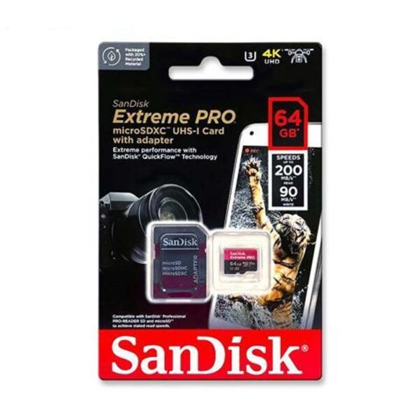 sandisk extreme pro 64GB 200MB 2