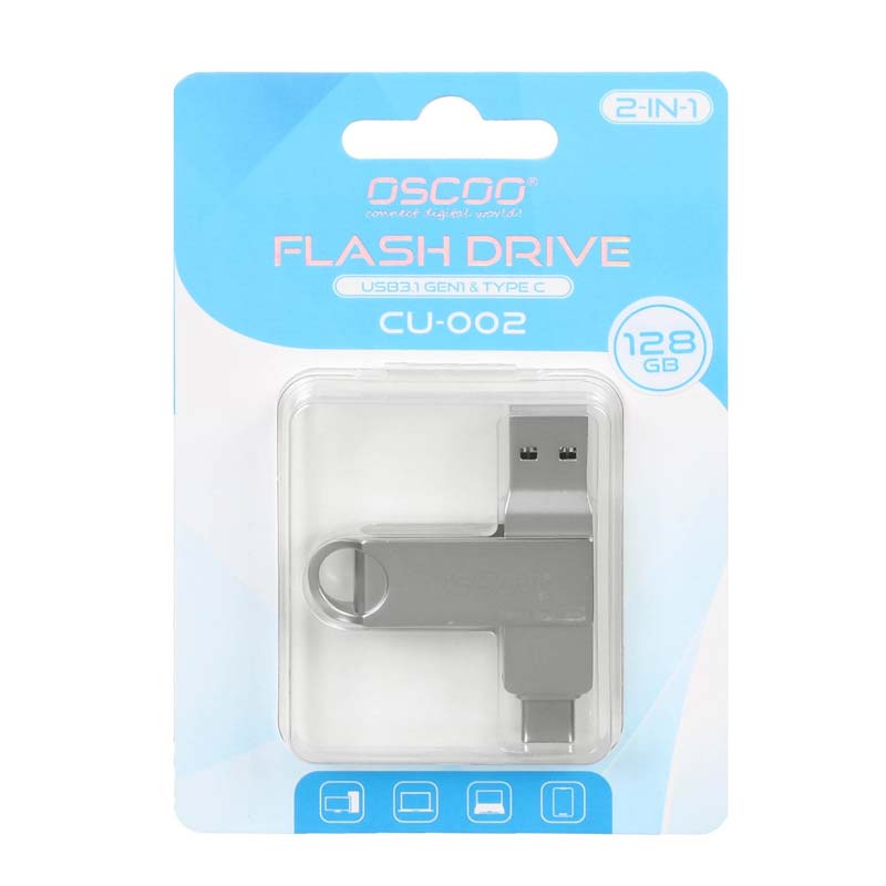 خرید فلش 128 گیگ اسکو Oscoo CU-002 USB3.0