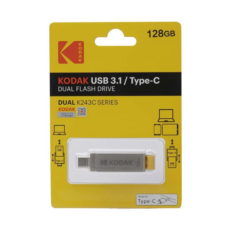 قیمت فلش 128 گیگ کداک 1.KODAK K243C USB3