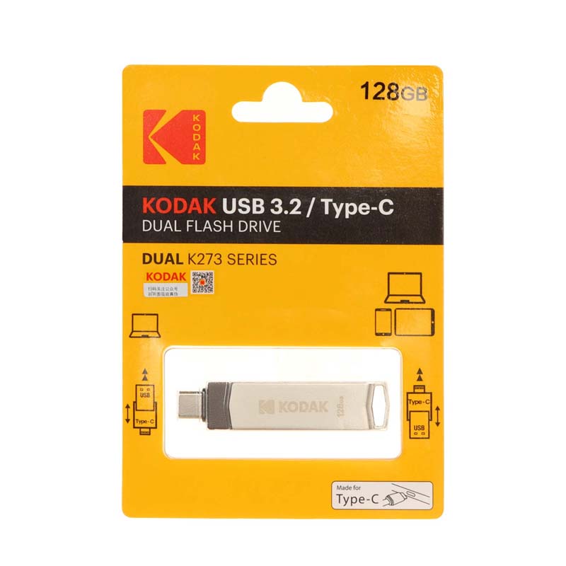 خرید فلش 128 گیگ کداک KODAK K273 USB3