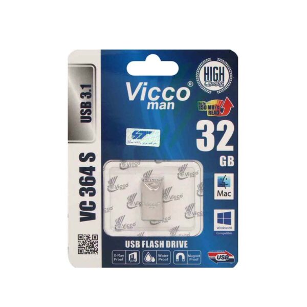 32 گیگ ویکومن Vicco Man VC364 USB3.1 3
