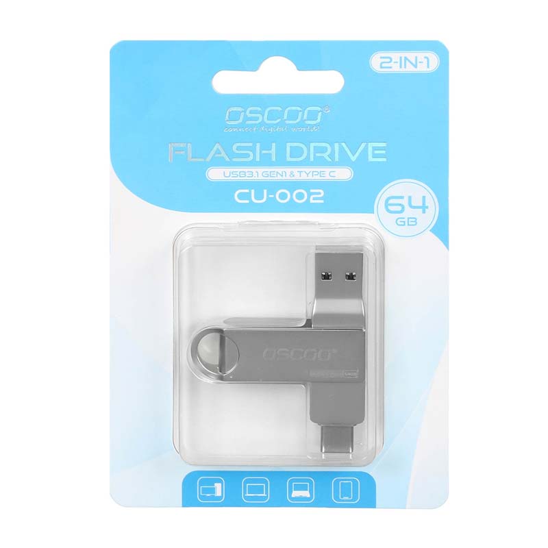 خرید فلش 64 گیگ اسکو Oscoo CU-002 USB3.0