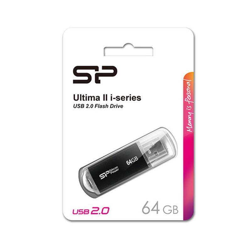 خرید فلش 64 گیگ سیلیکون پاور Silicon Power Ultima II i-Series USB2.0