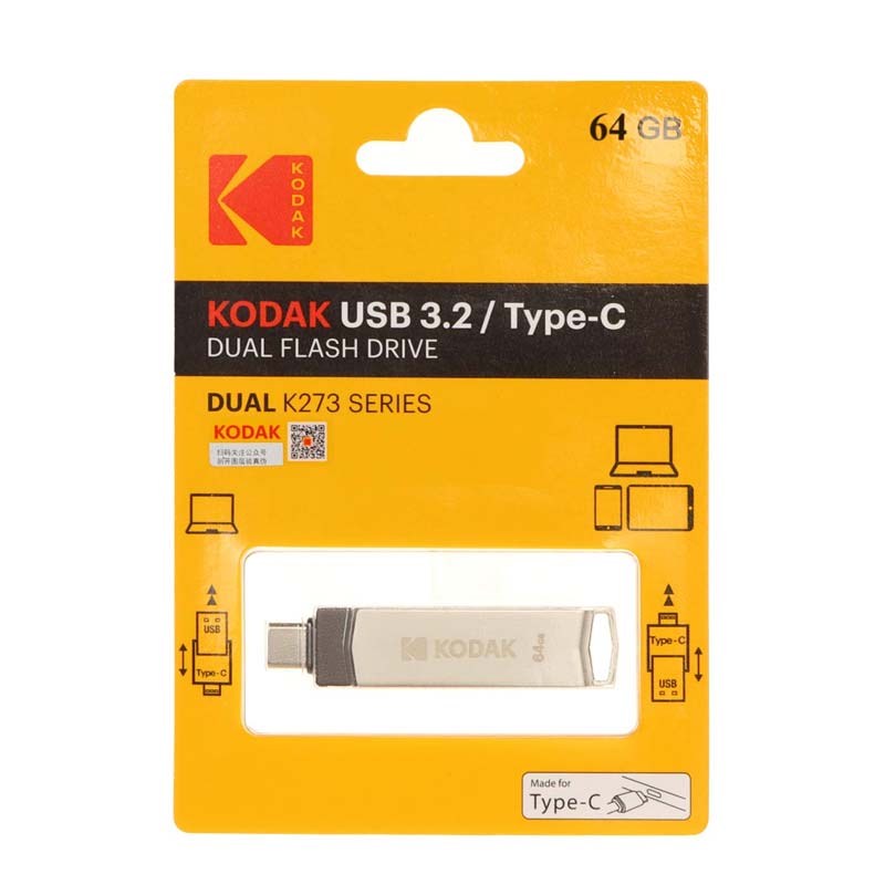خرید فلش 64 گیگ کداک KODAK K273 USB3