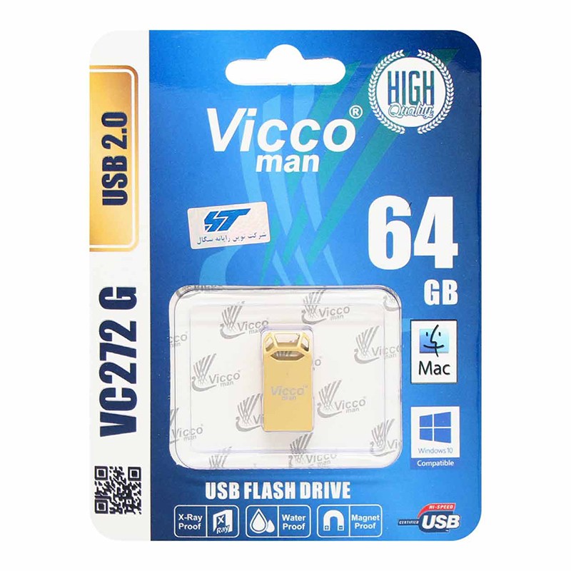 فلش ۶۴ گیگ ویکومن Vicco Man VC272 USB2.0