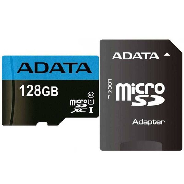 ADATA Premier AP 128GB V10 U1 A1 100MBs MicroSDXC Memory Card With Adapter 3