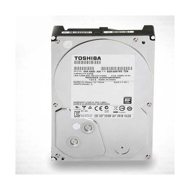 هارددیسک اینترنال توشیبا مدل Toshiba A100 7200RPM SATA 64MB CACHE BULK ظرفیت 1 ترابایت