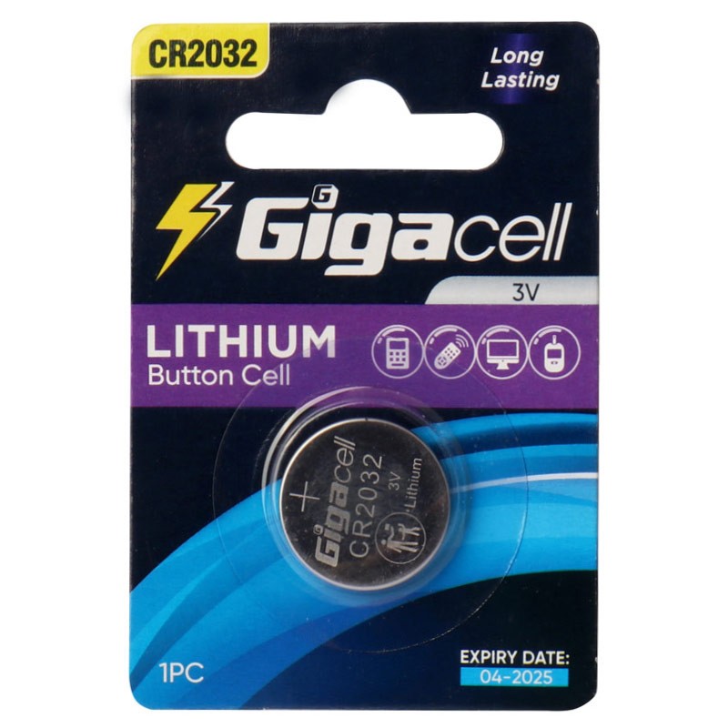 باتری سکه ای Gigacell CR2032