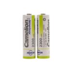 باتری ۲ تایی قلمی شارژی کملیون Camelion AlwaysReady 1.2V AA 2300mAh