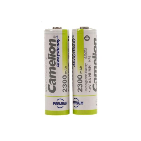 باتری ۲ تایی قلمی شارژی کملیون Camelion AlwaysReady 1.2V AA 2300mAh