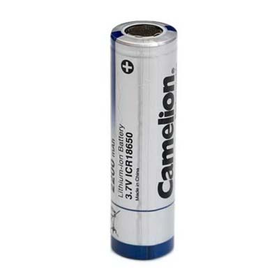 باتری ۲ تایی لیتیوم شارژی کملیون Camelion ICR18650 2200mAh