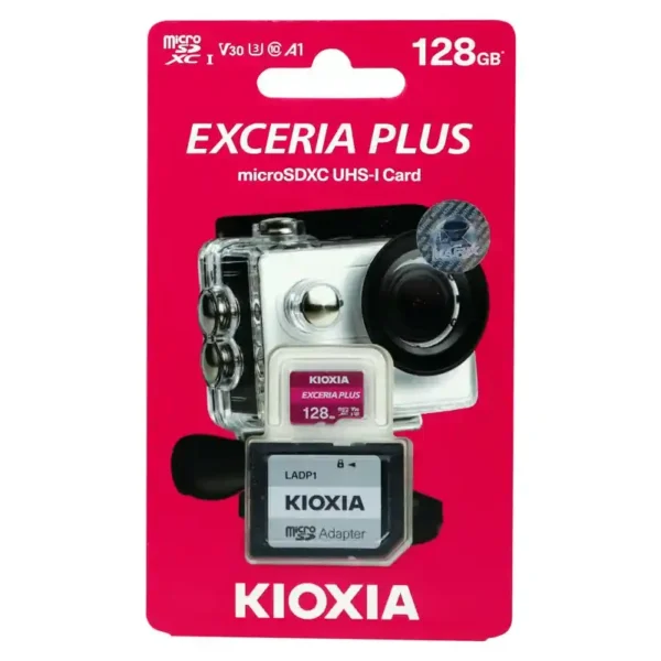 Kioxia EXCERIA A1 U3 V30 C10 100MBs MicroSDXC Memory Card With Adapter 1 1 11zon 1 11zon