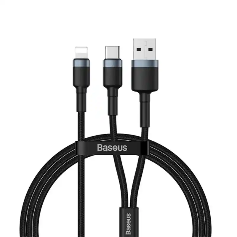 Baseus-Cafule-CATKLF-ELG1-2in1-PD-1.2m-Lightning-to-USBType-C-Charging-Cable-
