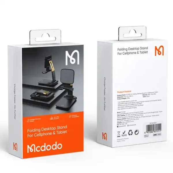 MCDODO TB-1021 PRO PHONE AND TABLET DESKTOP STAND HOLDER
