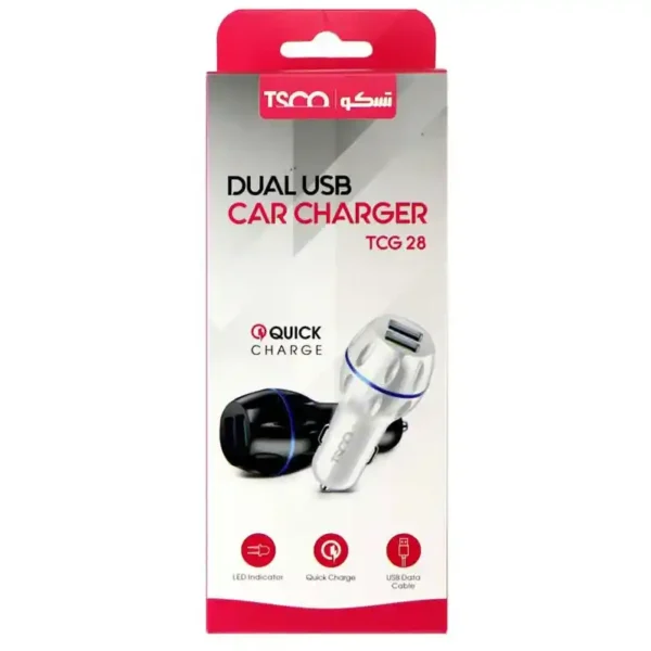 TSCO TCG 28 QC3 CAR CHARGER WITH MICRO USB CABLE