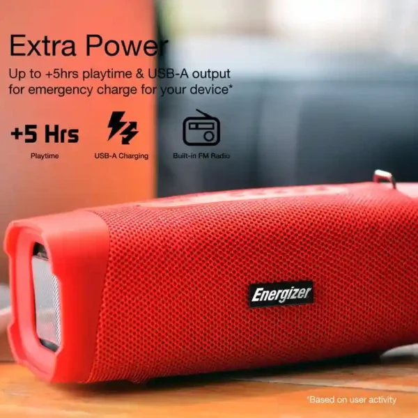 ENERGIZER BTS-105 WIRELESS PORTABLE SPEAKER