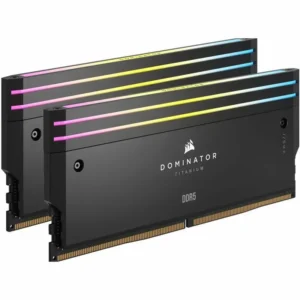 رم کامپیوتر Corsair Dominator Titanium RGB DDR5 32GB 6000MHz CL30 Dual (2)