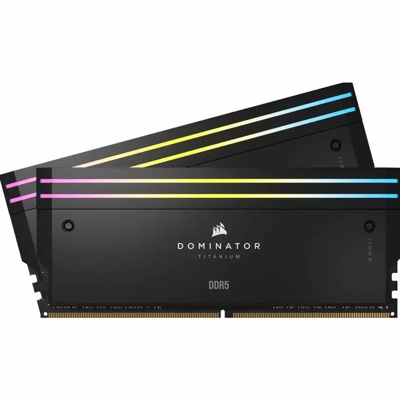 رم کامپیوتر Corsair Dominator Titanium RGB DDR5 32GB 6000MHz CL30 Dual (4)