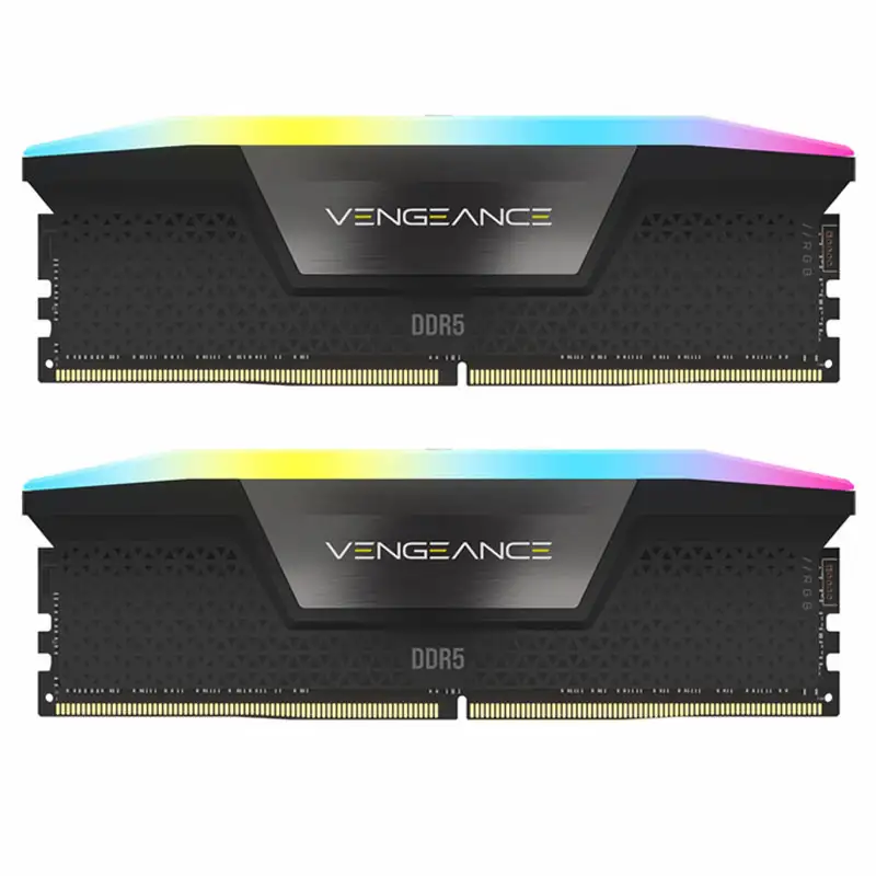 رم کامپیوتر Corsair Vengeance RGB 64GB DDR5 5600MHz CL40 Dual