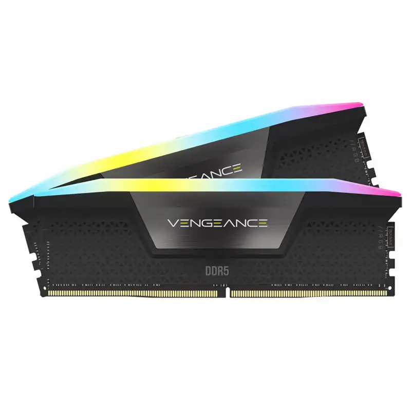 رم کامپیوتر Corsair Vengeance RGB 64GB DDR5 5600MHz CL40 Dual