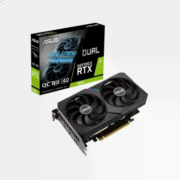 کارت گرافیک ایسوس Asus Dual GeForce RTX3050 OC 8GB GDDR6 128Bit