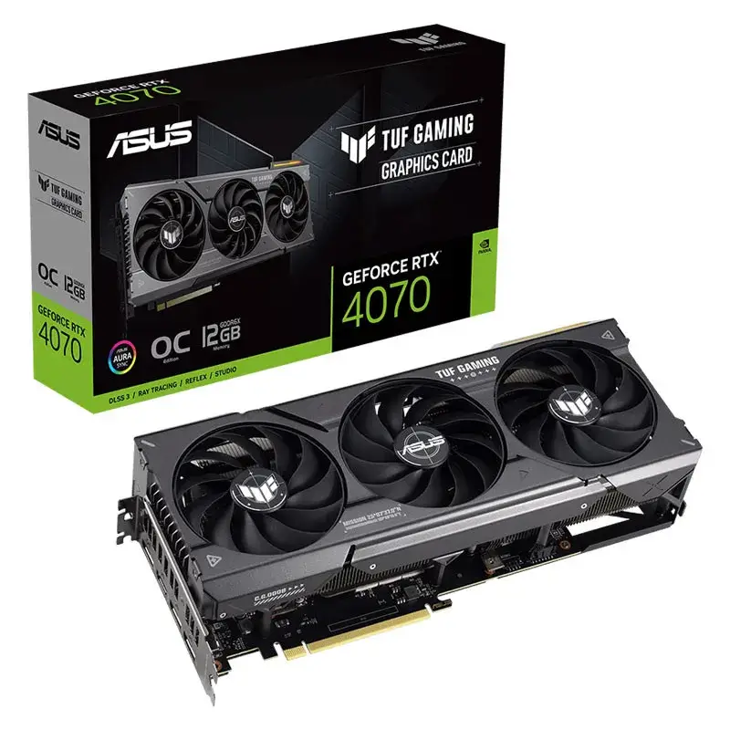 کارت گرافیک ASUS TUF Gaming GeForce RTX 4070 OC 12GB GDDR6X 192Bit