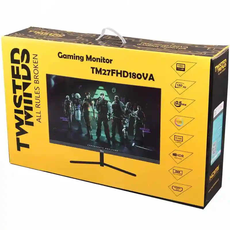 مانیتور گیمینگ تویستد مایندز “Twisted Minds TM27FHD180VA FHD VA LED 27