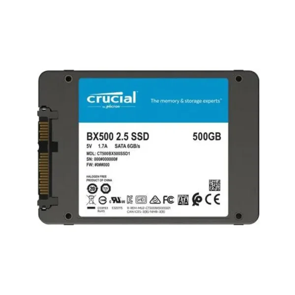 حافظه SSD کروشیال "Crucial BX500 500GB 2.5