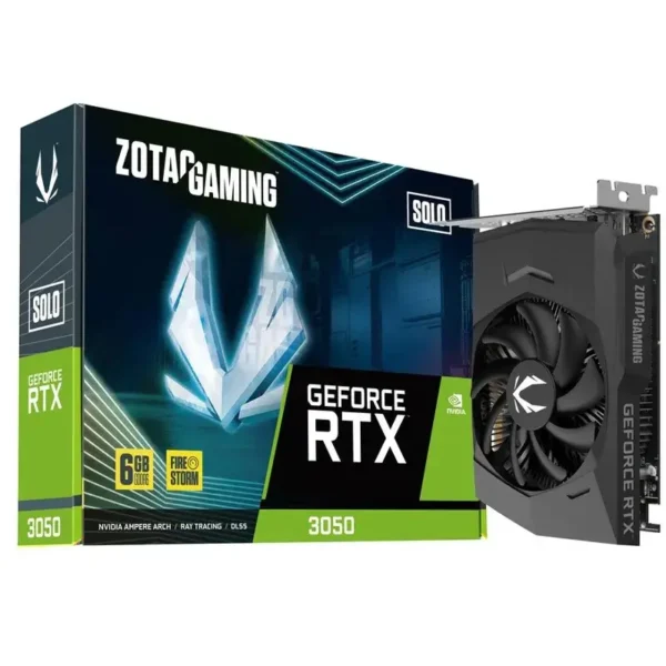 کارت گرافیک ZOTAC GeForce RTX3050 Solo 6GB GDDR6 96Bit