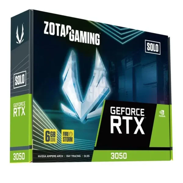 کارت گرافیک ZOTAC GeForce RTX3050 Solo 6GB GDDR6 96Bit