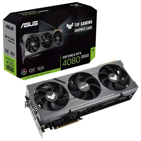 کارت گرافیک ASUS TUF Gaming GeForce RTX 4080 Super OC Edition 16GB GDDR6X 256Bit