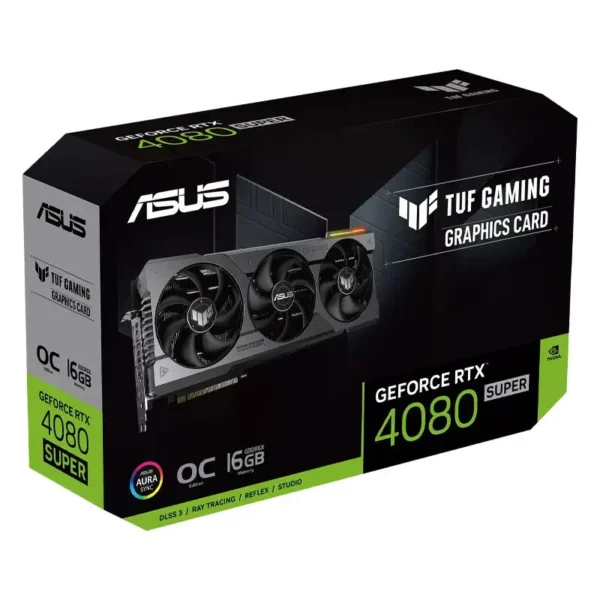 کارت گرافیک ASUS TUF Gaming GeForce RTX 4080 Super OC Edition 16GB GDDR6X 256Bit