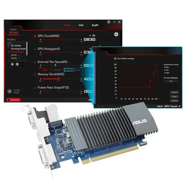 کارت گرافیک ASUS GT710 2GB SL GDDR5 BRK