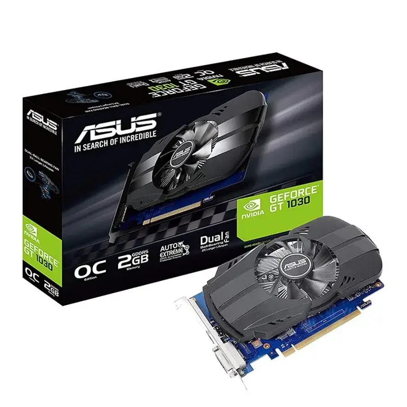 کارت گرافیک ASUS PH GT1030 OC 2GB GDDR5