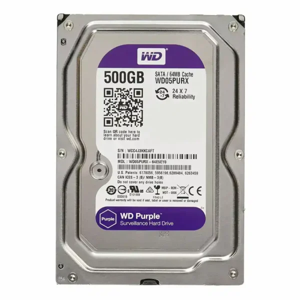 هارد اینترنال وسترن دیجیتال Western Digital Purple 500GB