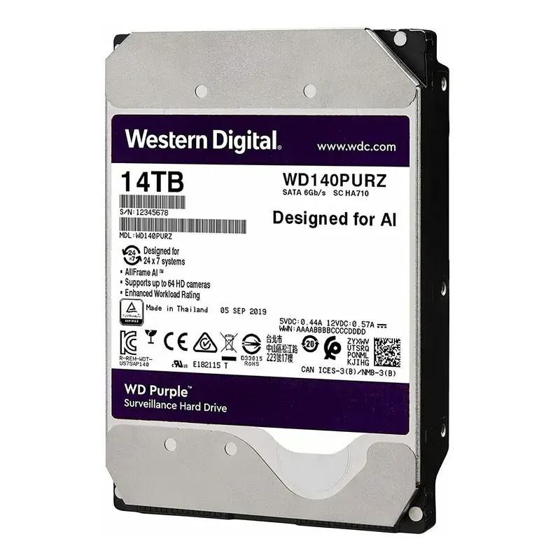 هارد اینترنال وسترن دیجیتال Western Digital Purple WD140PURZ 14TB