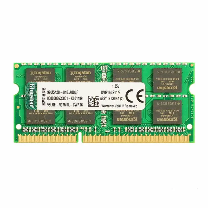 رم لپ تاپ Kingston DDR3L 8GB 1600MHz