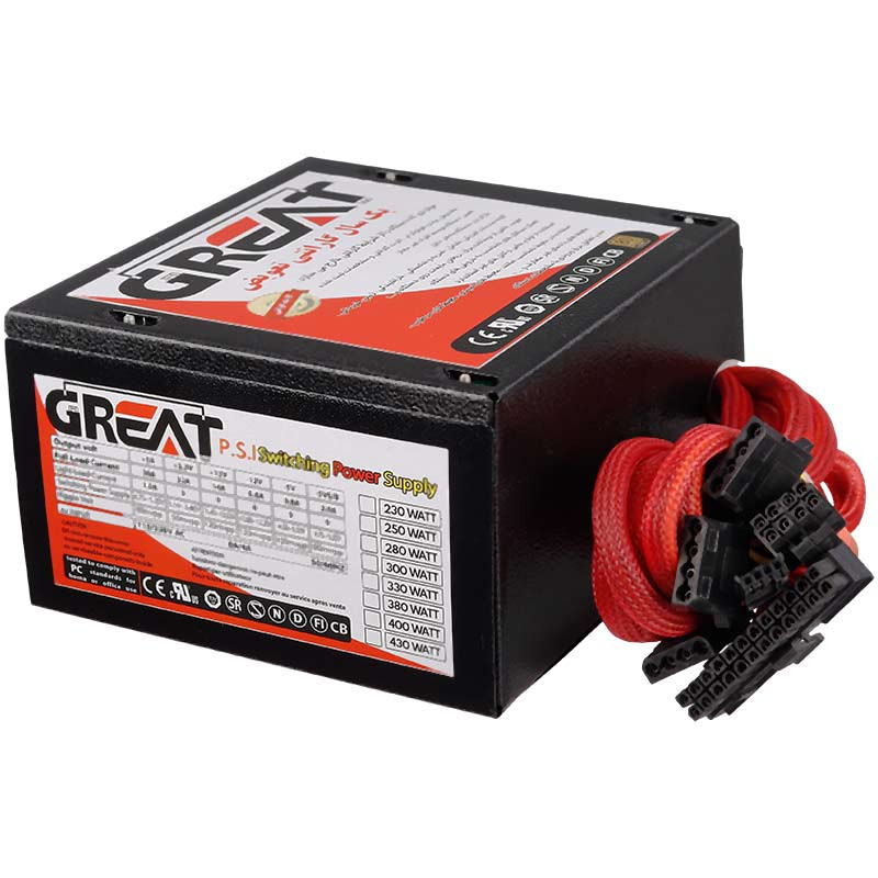 پاور فن بزرگ گریت Great GR380 Boronze 380W