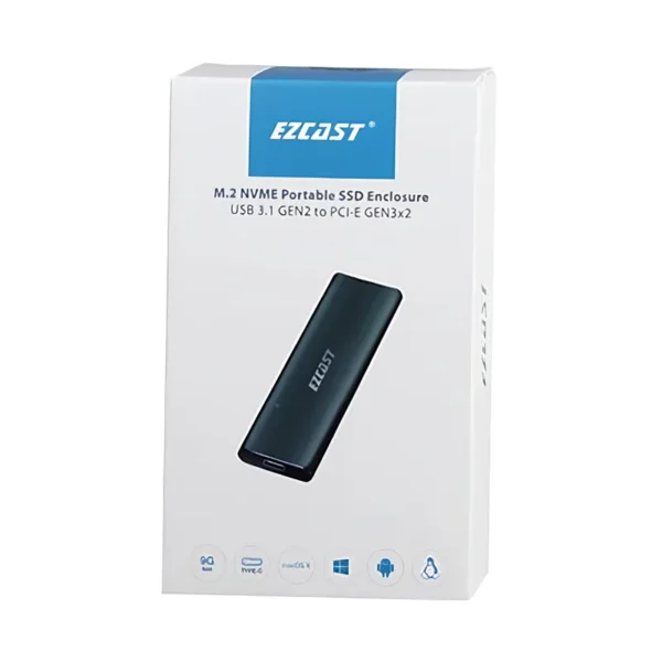 باکس هارد Ezcast USB 3.1 M.2 SSD