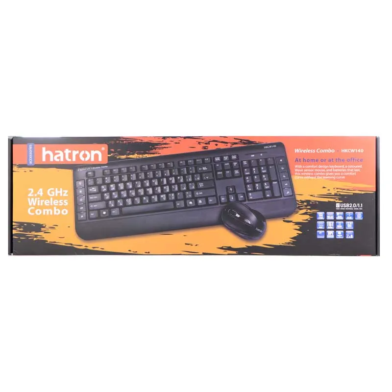 موس و کیبورد بی سیم Hatron HKCW140