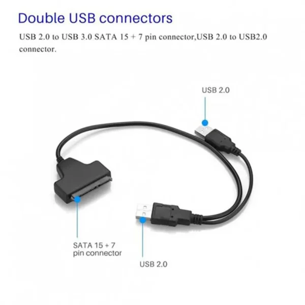 کابل تبدیل SATA به USB 2.0