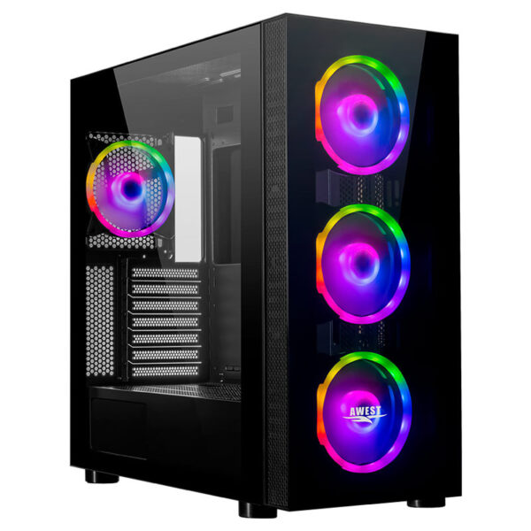 Awest GT-AV301-MB Mid Tower Case