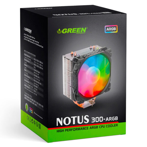 Green NOTUS 300-ARGB CPU Cooler