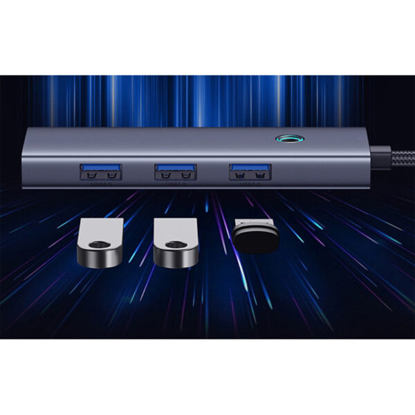 Baseus UltraJoy Series B0005280A813-03 Type-C USB3.0 4Port Hub