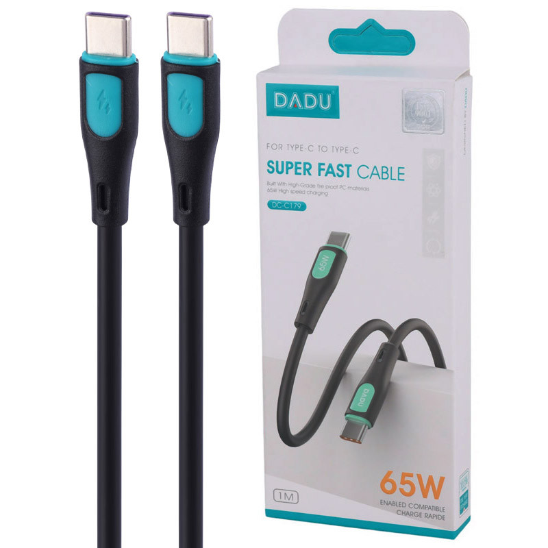 Dadu DC-C179 Type-C to Type-C 3A 65W 1m Fast Charging Cable