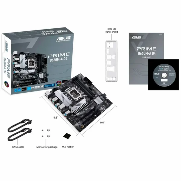 مادربرد ایسوس ASUS Prime B660M-A D4 LGA 1700