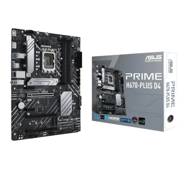 مادربرد ایسوس Asus Prime H670-PLUS D4 LGA 1700